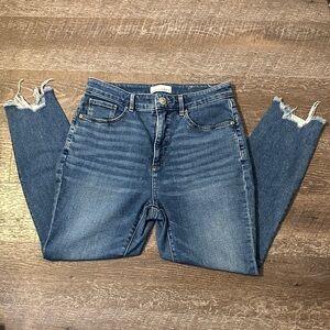 Loft curvy high rise skinny jeans